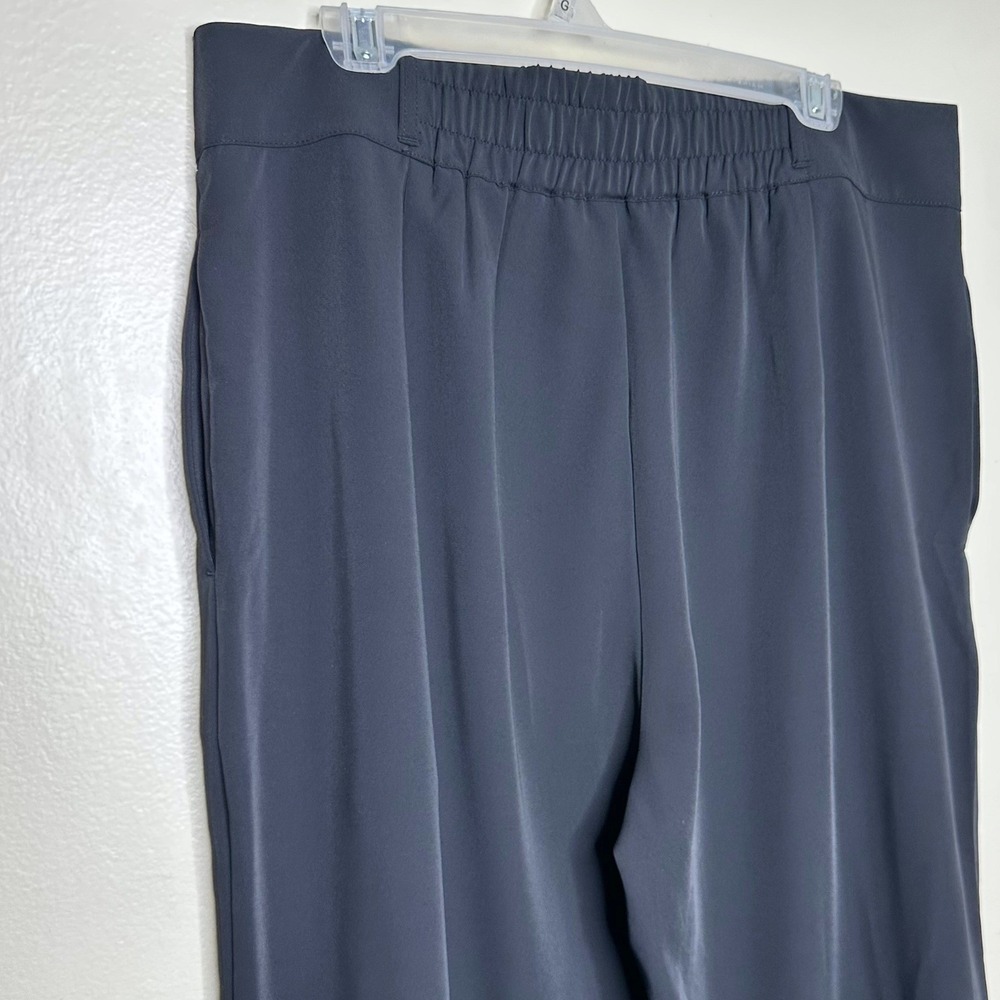 NWT Halara Pants Pleated High Waisted Black Wide Leg Trouser size XL - Picture 5 of 10